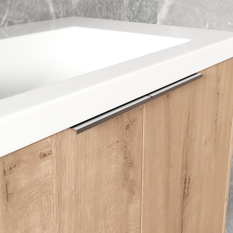 Meuble-lavabo 72 po avec lavabo et tablette latérale - Meuble fonctionnel, 72"