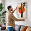 Bamboo Under Moon Japandi - Wrapped Canvas-430804400-430804408