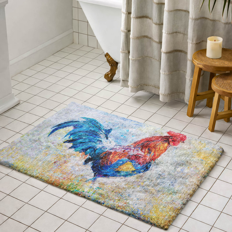 Tapis à poil long de qualité supérieure lavable à la machine ADS156, 1 pi 8 po x 2 pi 6 po