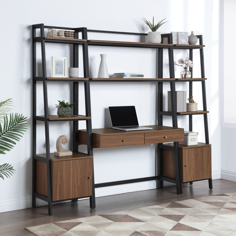 Ensemble de bureau et bibliothèque Ryshawn