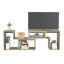 Extendable Tv Stand Houston, Living Room, Light Pine