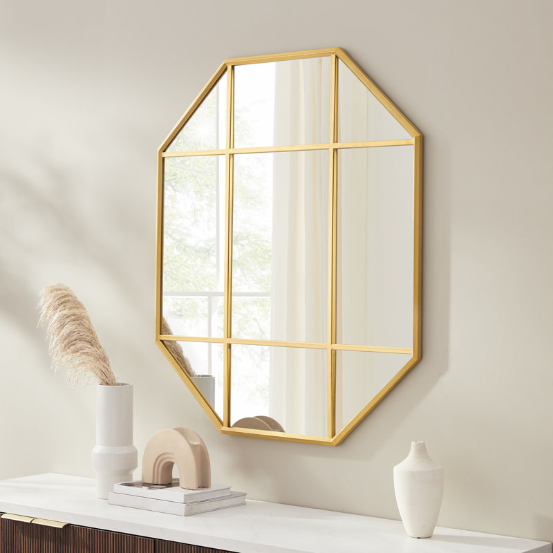 Miroir mural Modern, Or