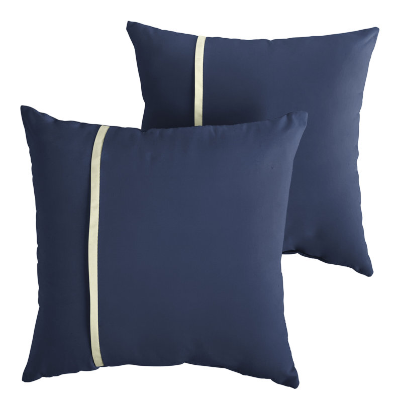 Housse et insert de coussin carré extérieur Idina, 18 po x 18 po