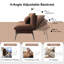 Upholstered Convertible Futon Loveseat Sleeper Sofa Bed-2016168797