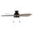 5-Blade DC Motor Ceiling Fan with Pull Chains, LED Light, and Golden Trim-334021412