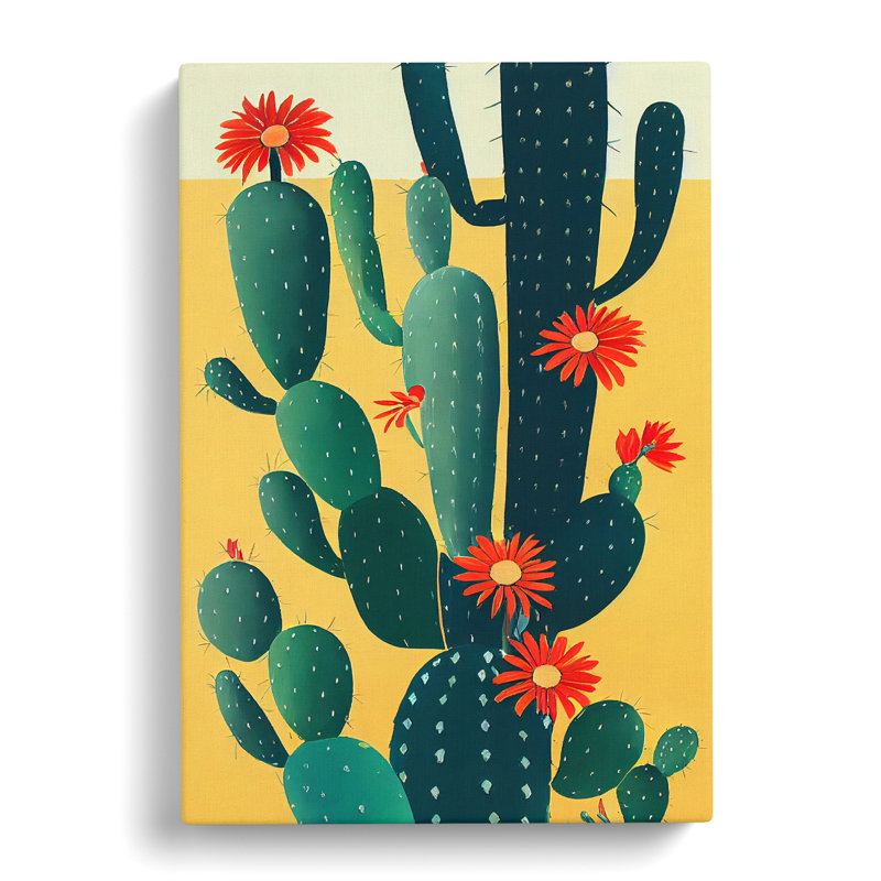 Cactus Cacti Vol.2 - Wrapped Canvas, 76cm H x 50cm W x 3cm D