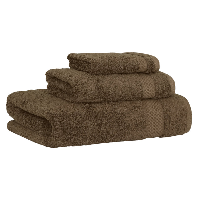 Ensemble de serviettes en coton éponge Starlight, Brown