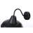 Tinsley Outdoor Wall sconce in Black-1284112589