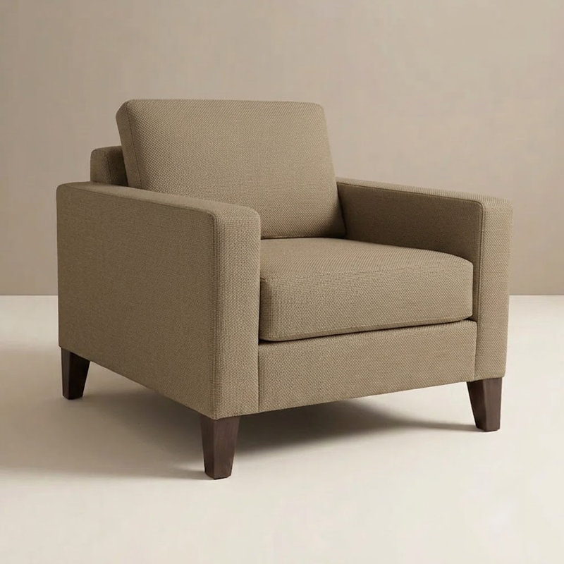 Henry Upholstered Accent Chair, Dorset Camel