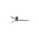 Hover 72-in Indoor/Outdoor Flush Mount Smart Ceiling Fan with Integrated LED + Remote