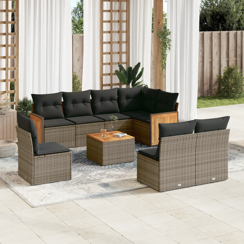 Ensemble de canapé de jardin Vidaxl