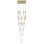 41 - Light Crystal Tiered Chandelier