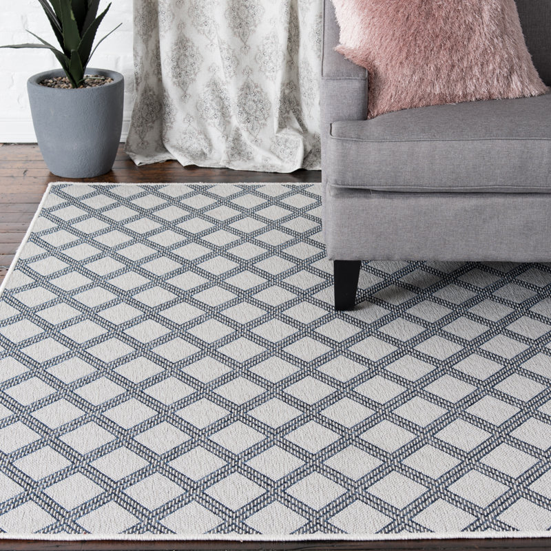 Tapis ivoire Lark Manor ™ Hampton Azerianz (5 pi 3 po x 7 pi 7 po)