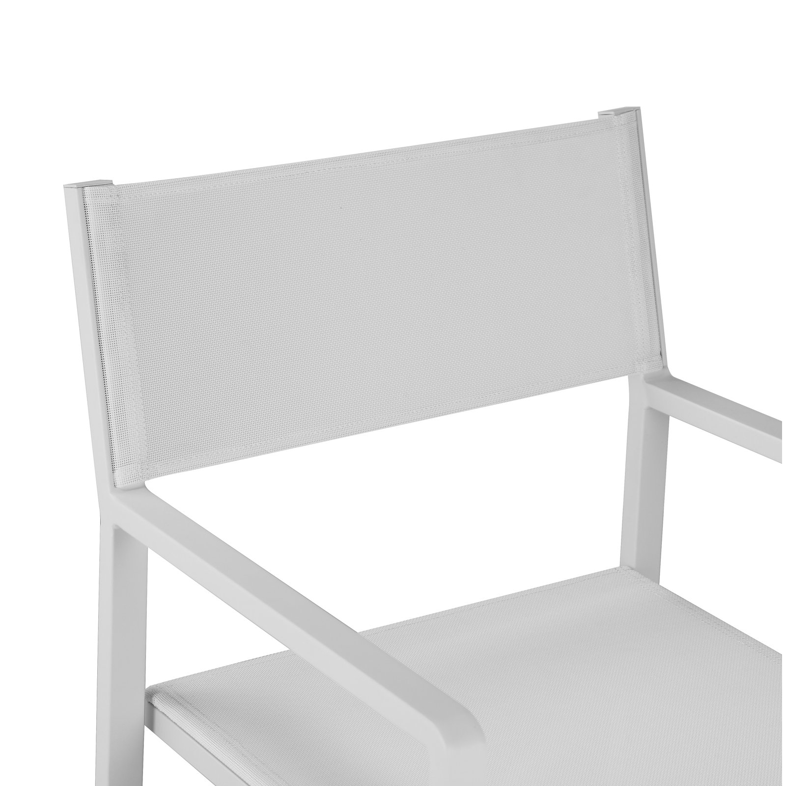 Sunset 15" Patio Bistro Set, White