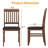 Mont Rubber Wood Dining Chairs Set Of 6-110192402