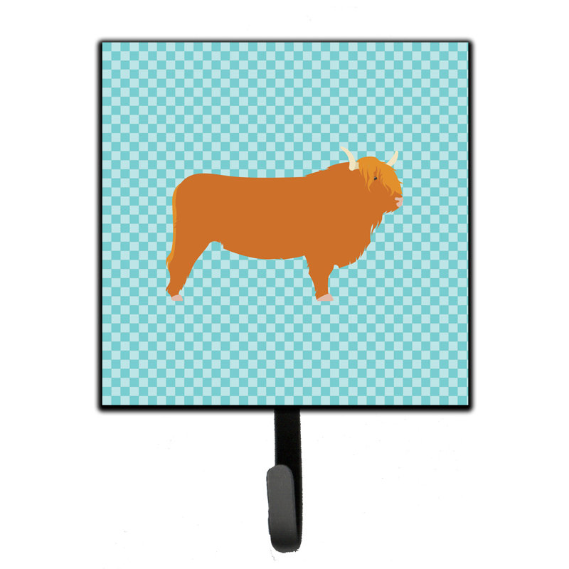 Organisateur de clés murales à grand et vache avec crochets clés Arturs, Bleu