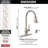 Hazelwood Pull Down Sprayer Kitchen Sink Faucet with Matching Soap Dispenser-86678069