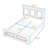 Panel Bed with Headboard and Slats-858236030-858236032