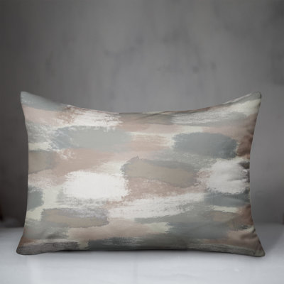 Abstract Outdoor Reversible Throw Pillow