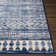 Addilee Geometric Dark Blue Area Rug