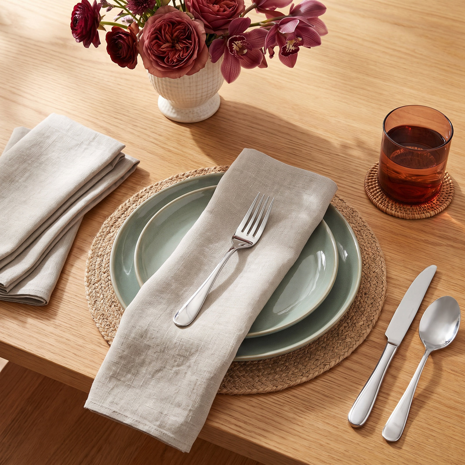 Bonn Linen Napkin, Natural