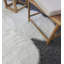 Tapis blanc en fausse fourrure Valis-1833605580