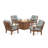 Oxford 5 Piece Multiple Chairs Seating Group with Cushions-127280780-127280776