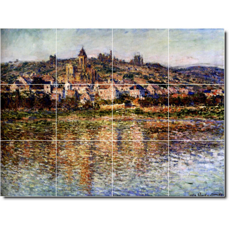 Carreau de peinture murale 24 po x 18 po 6 po x 6 po, Bord de l'eau 06241