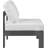 Lajoy Aluminum Outdoor Armless Lounge Chair-405302512-405302513