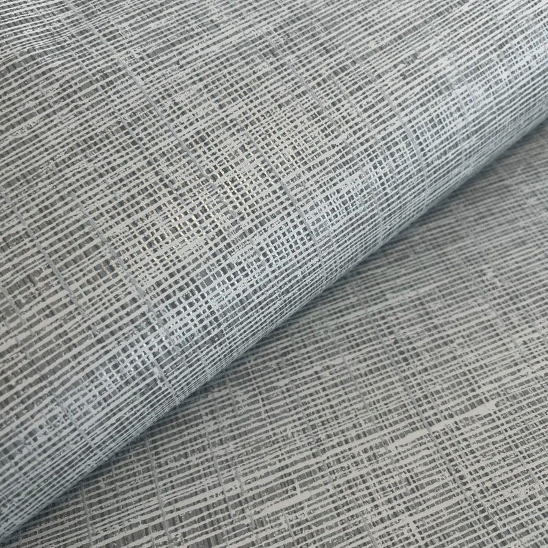Papier peint autocollant Latitude Run® Marshmallow Silas, Gris
