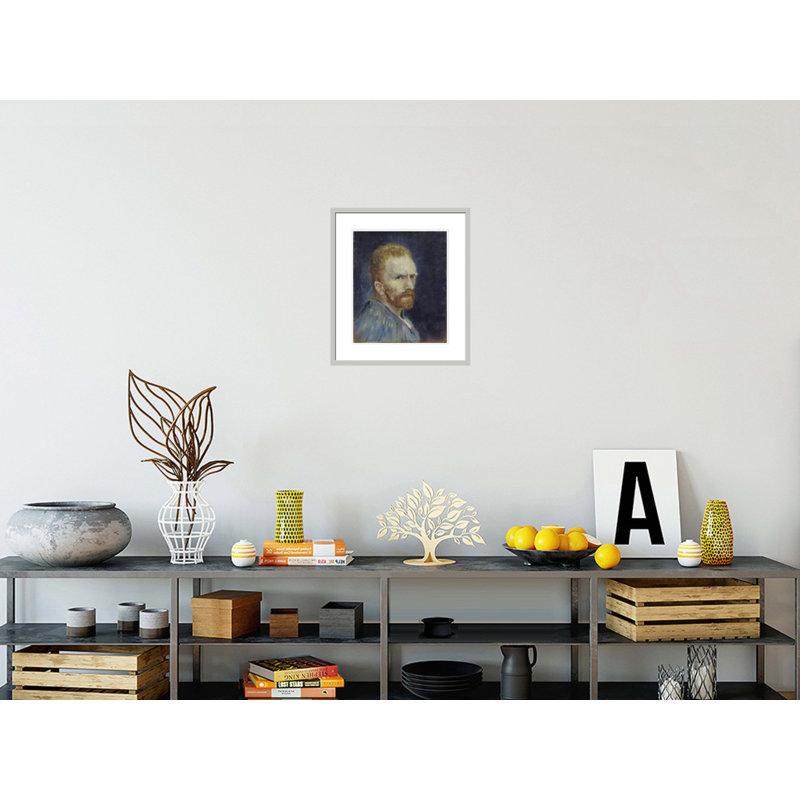 Self-Portrait by Vincent van Gogh -Framed Giclee Print, 20.05" H x 17.75" W
