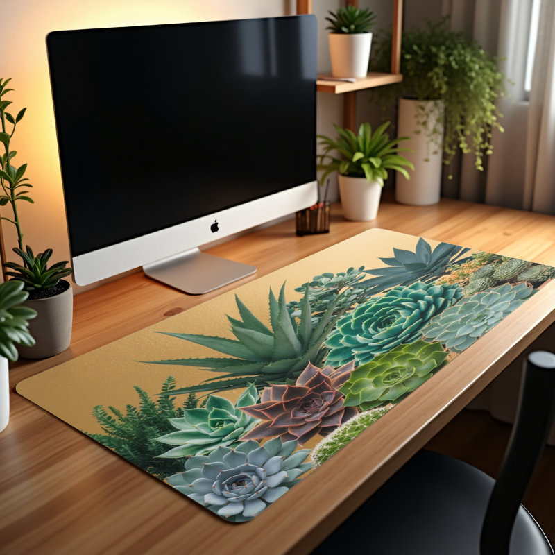 Polyester Desk Pad, 14.4x12.1