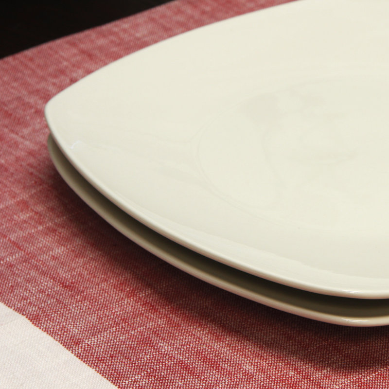Ensemble d'assiettes plates 9,5 po Weigle