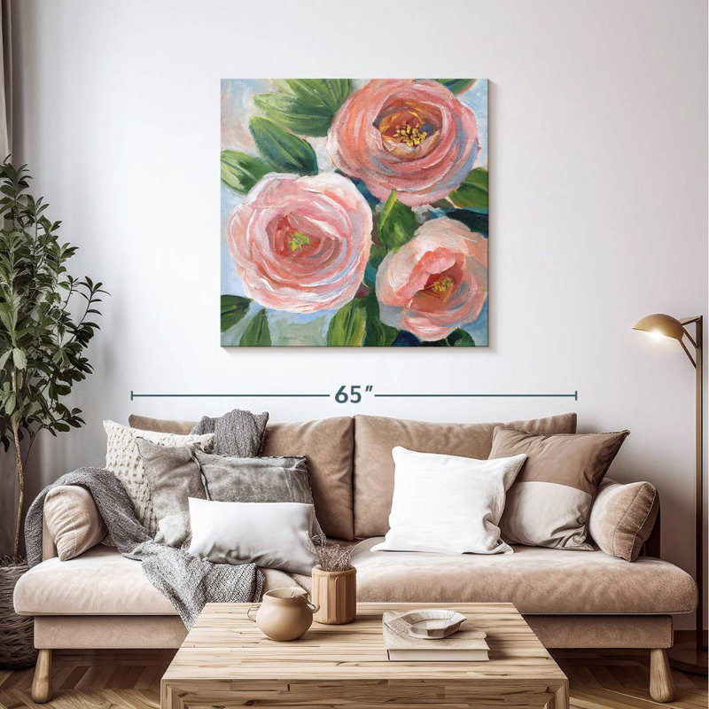 Harnek Sweet Peach Bouquet, 39'' H x 39'' W