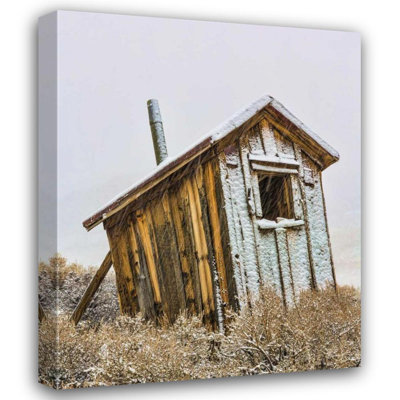 Millwood Pines Paulson, Don Gallery Wrapped Canvas Art Titled: USA, California, Bodie Solitary outhouse