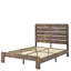 Structure de lit très grand, plateforme en bois brun foncé, silencieuse et stable, sans sommier, facile à assembler, lit plateforme sous rangement, fabrication silencieuse, options abondantes, assemblage-1603763766