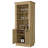 Bar Cabinet: 4 Wine Rack Slots, Shelf & Glass Holder 4-Built In Cabinet In Chic Finish-524986799