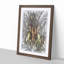 Golden Trees in Abstract - Picture Frame Graphic Art Print-55735055-55735063