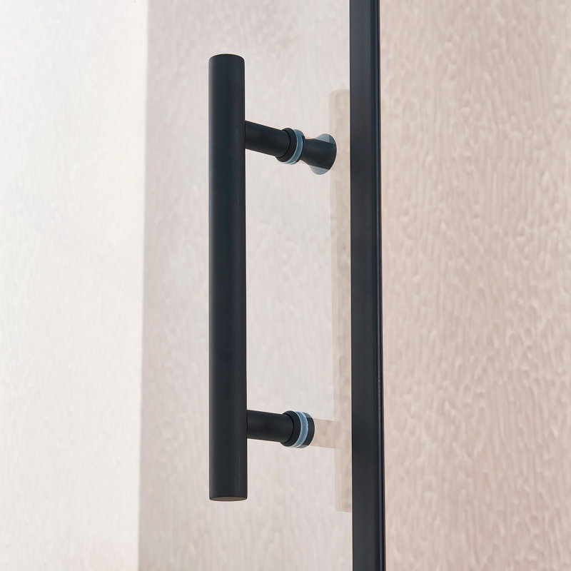 Single Swing Shower Door, Aluminium Alloy, 1/4" (6Mm) Thick SGCC Tempered Clear Glass.
