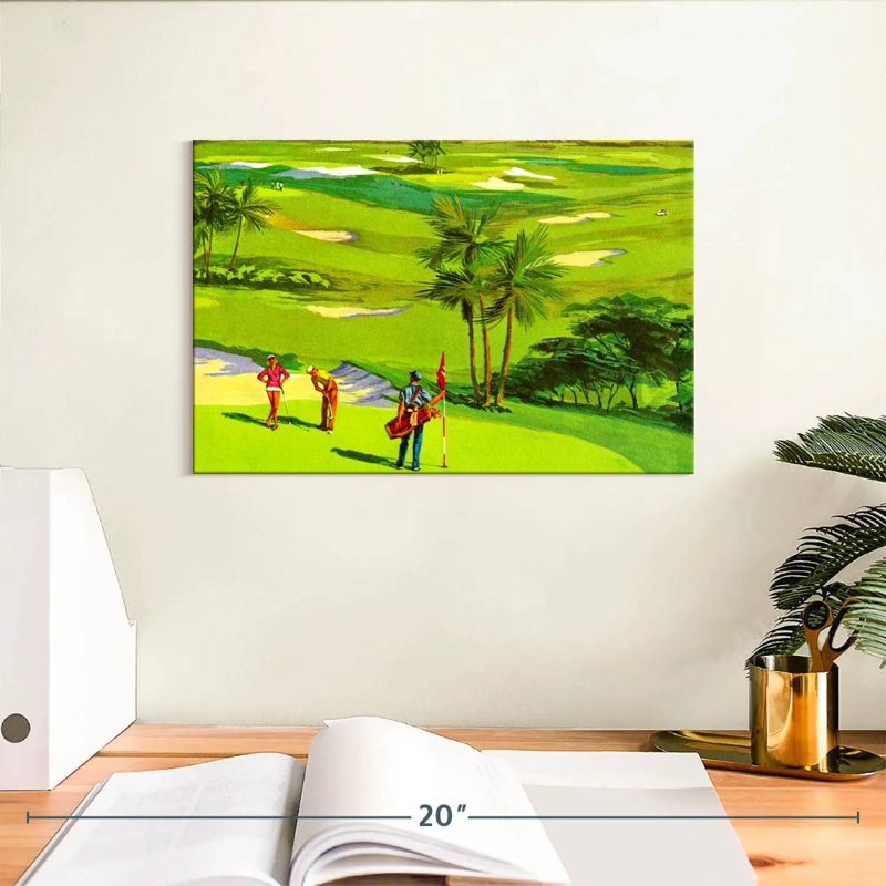 Senne Golf Course, 8" H x 12" W