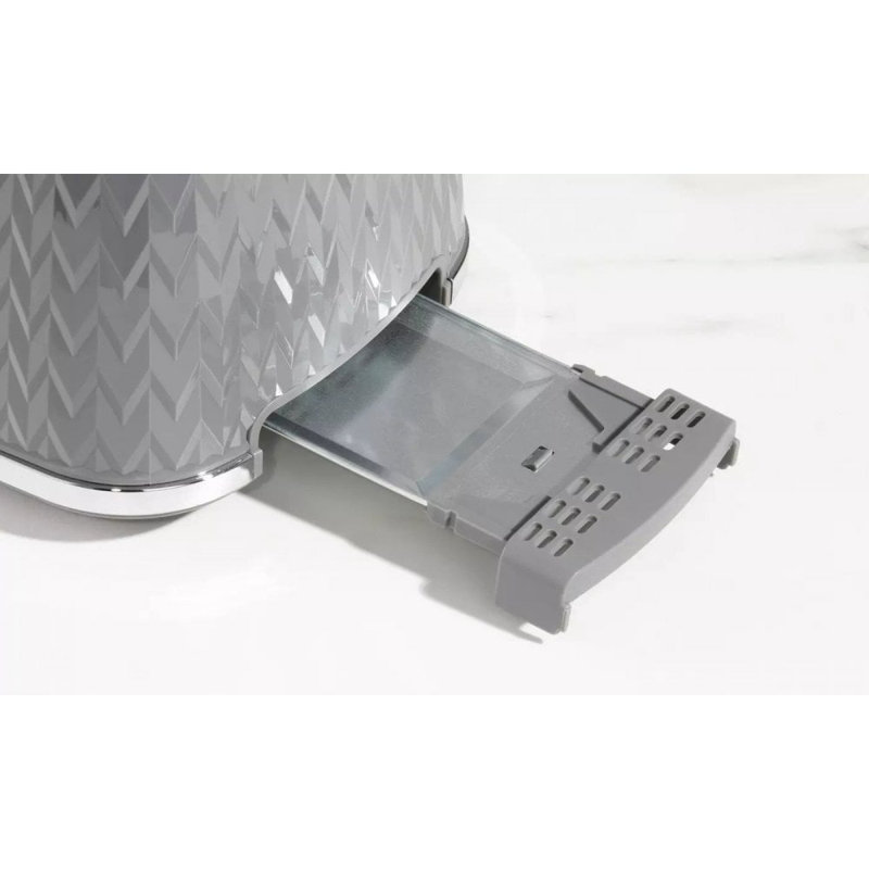 Daewoo Argyle 1.7L Plastic Electric Tea Kettle, Grey