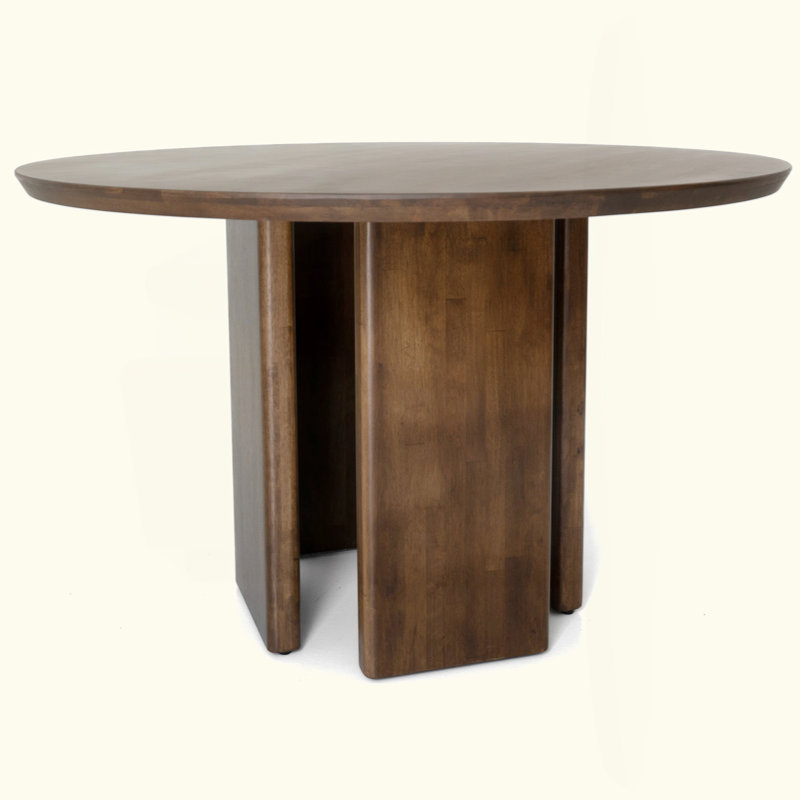 Alden Round Walnut Dining Table