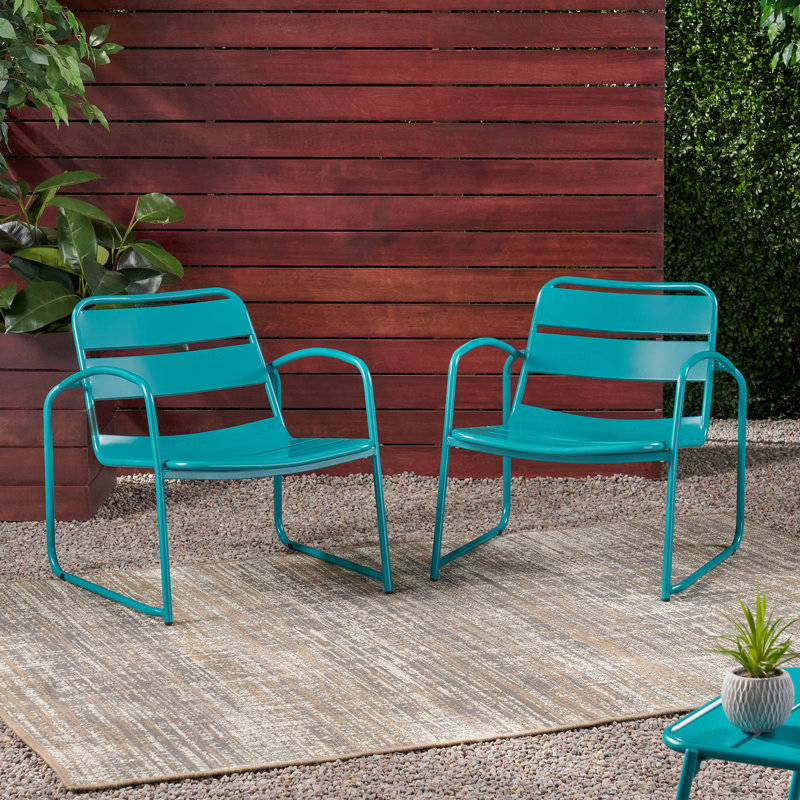 Patio Chair, Teal