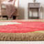 Tapis floral en laine / coton touffeté à la main Coreatha Martha Stewart-48454859