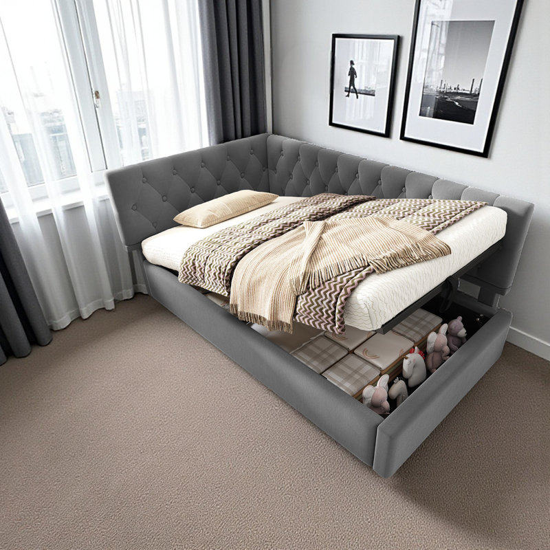 Upholstered, Grey
