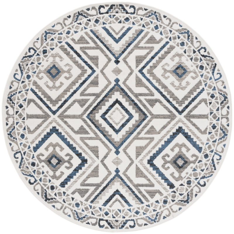 Nagelly Performance Southwestern Rug, Round 6'7"