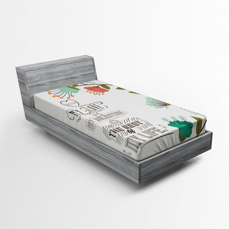 Microfiber Fitted Sheet, Twin Fitted Sheet