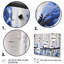 Markeis - oiseau bleu gris en forêt I - impression-549974333-767457458