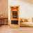 1-Person Indoor Far-Infrared Wooden Sauna Cabin