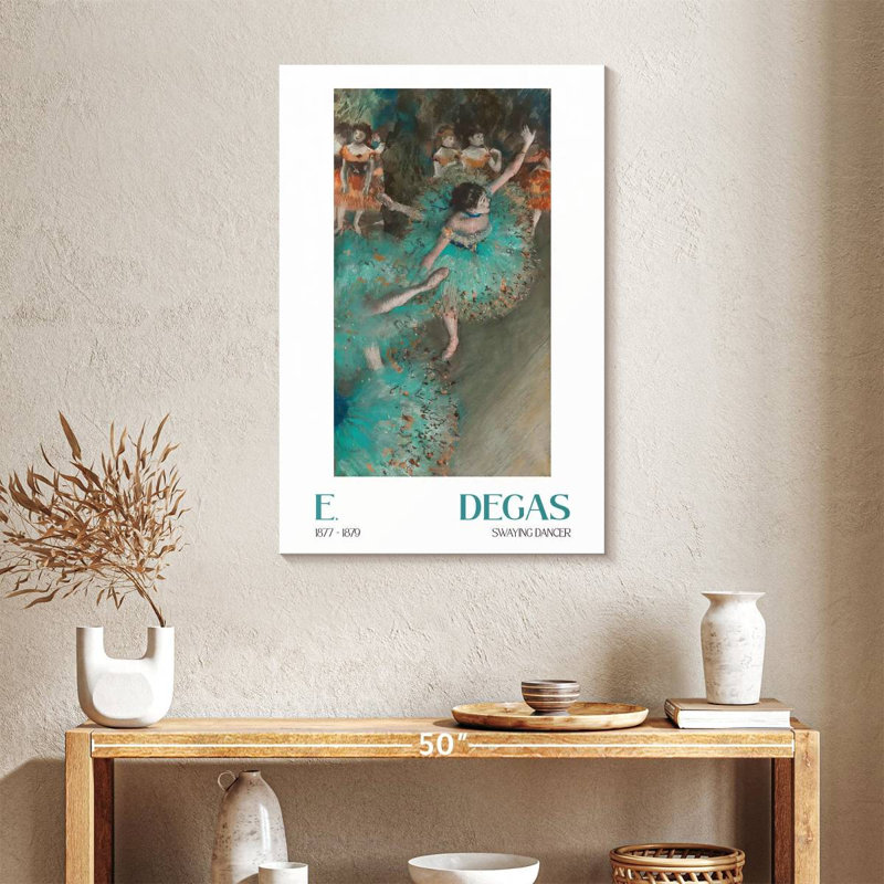 Affiche de l'exposition «Swaying Dancer Degas», H 36 po x l 24 po